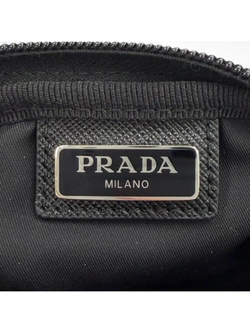 Prada Micro Re-Nylon Pouch Frid Triangle Logo Makeup Black Included